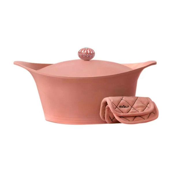COOKUT Cocotte 24 cm Marshmallow - kitchen pans pots sale