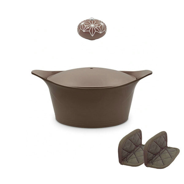 COOKUT Cocotte 24 cm Moka - kitchen pans pots sale